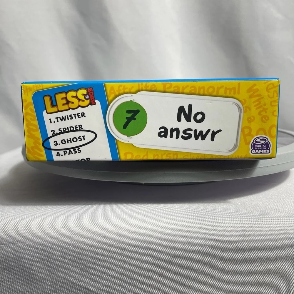 Less Is More Family Party Guessing Game By Spin Master